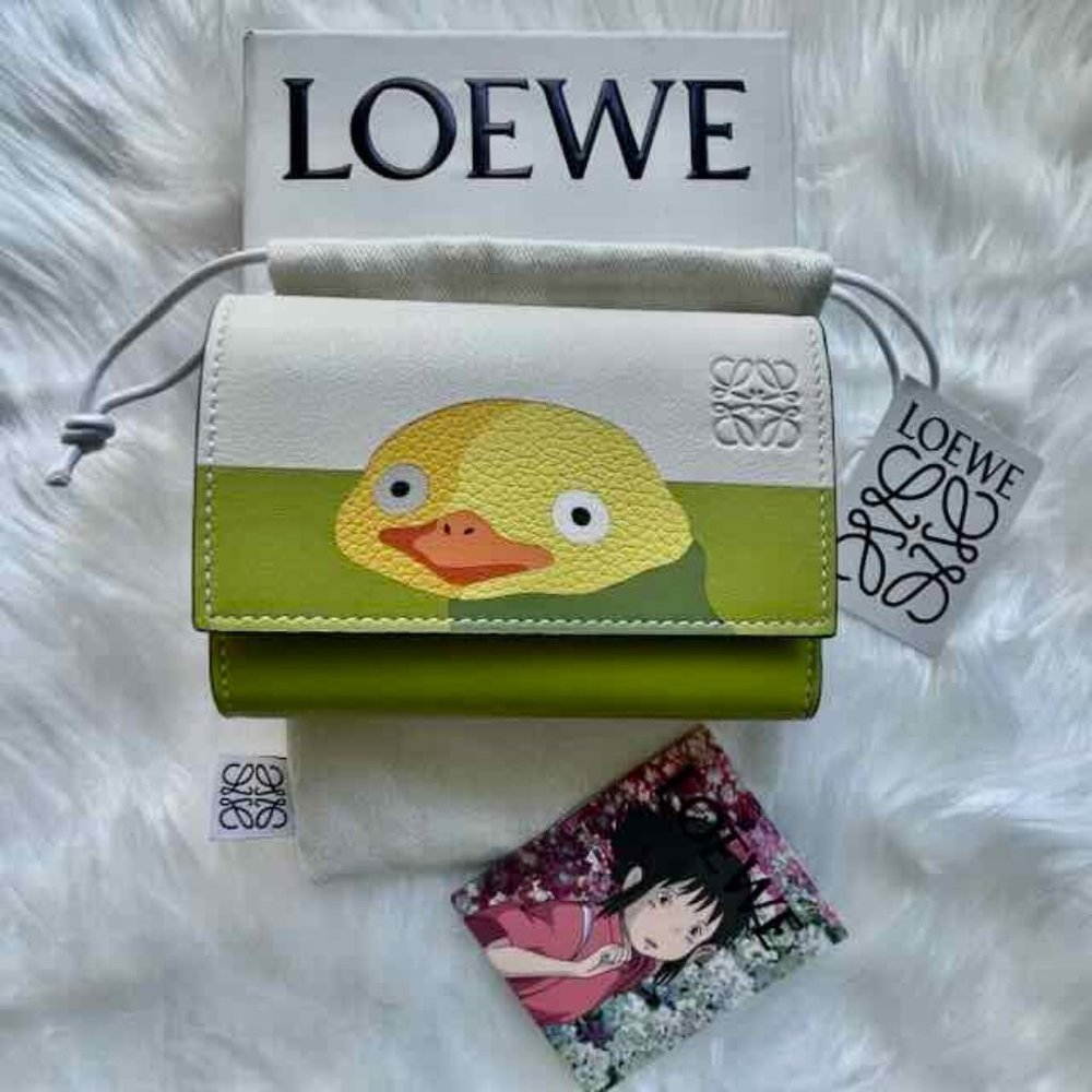 Loewe Otori-Sama small vertical wallet Spirited Away